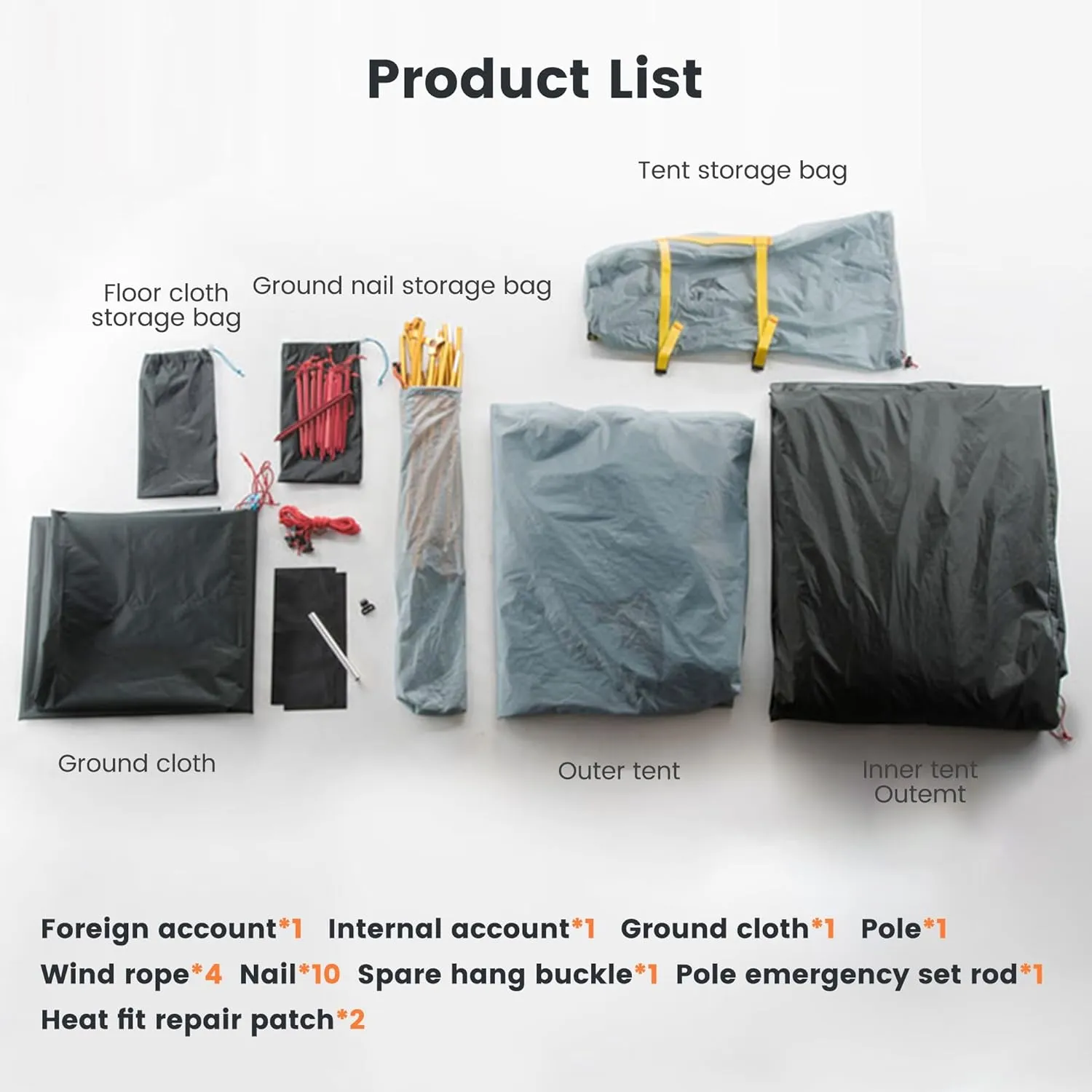 Tai Chi 2 Ultralight Tent, Bivvy Ground Tent for 2 Person Rainproof Windproof 3/4 Camping Tents Season for Outdoor, Camping, Trekking, Kayaking, Climbing, Hiking, Fishing, Hunting
