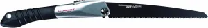 TAJIMA Pull-Stroke Saw - 240 mm x 9 TPI Japanese Flush Cut Hand Saw with Multi-Position Fluoro-Coated Blade & Elastomer Folding Handle - ALOR-A240