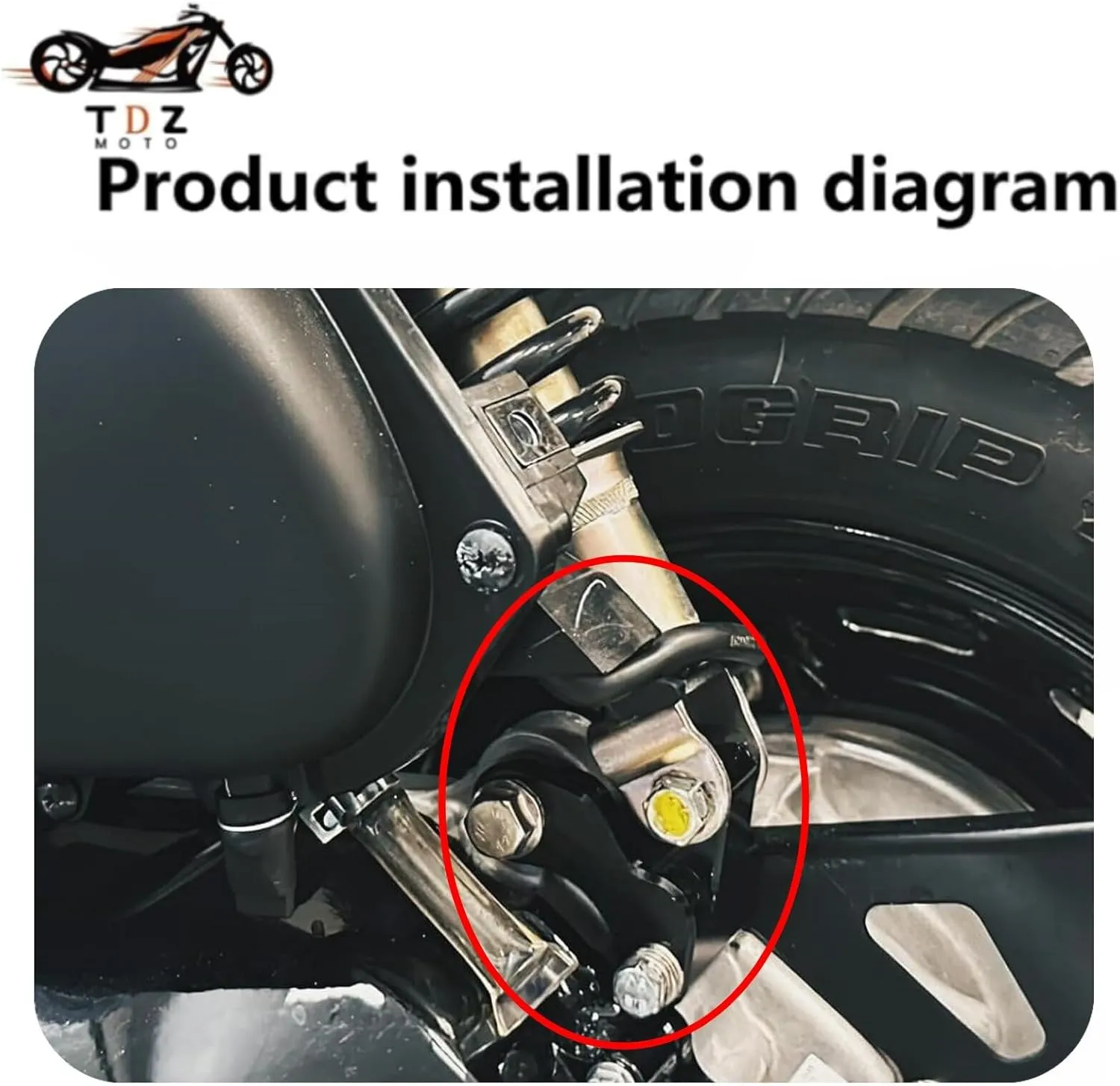 TDZ 1'' Inch Lowering Link Blocks Kit Fits for Navi 2022 2023 2024