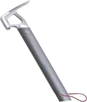 Tent Stake Hammer, Camping Hammer, Tent Stake Remover, Multifunctional Tent Hammer Tent Accessories for Hiking Backpacking Gardening, 30cm, Gray 1PCS