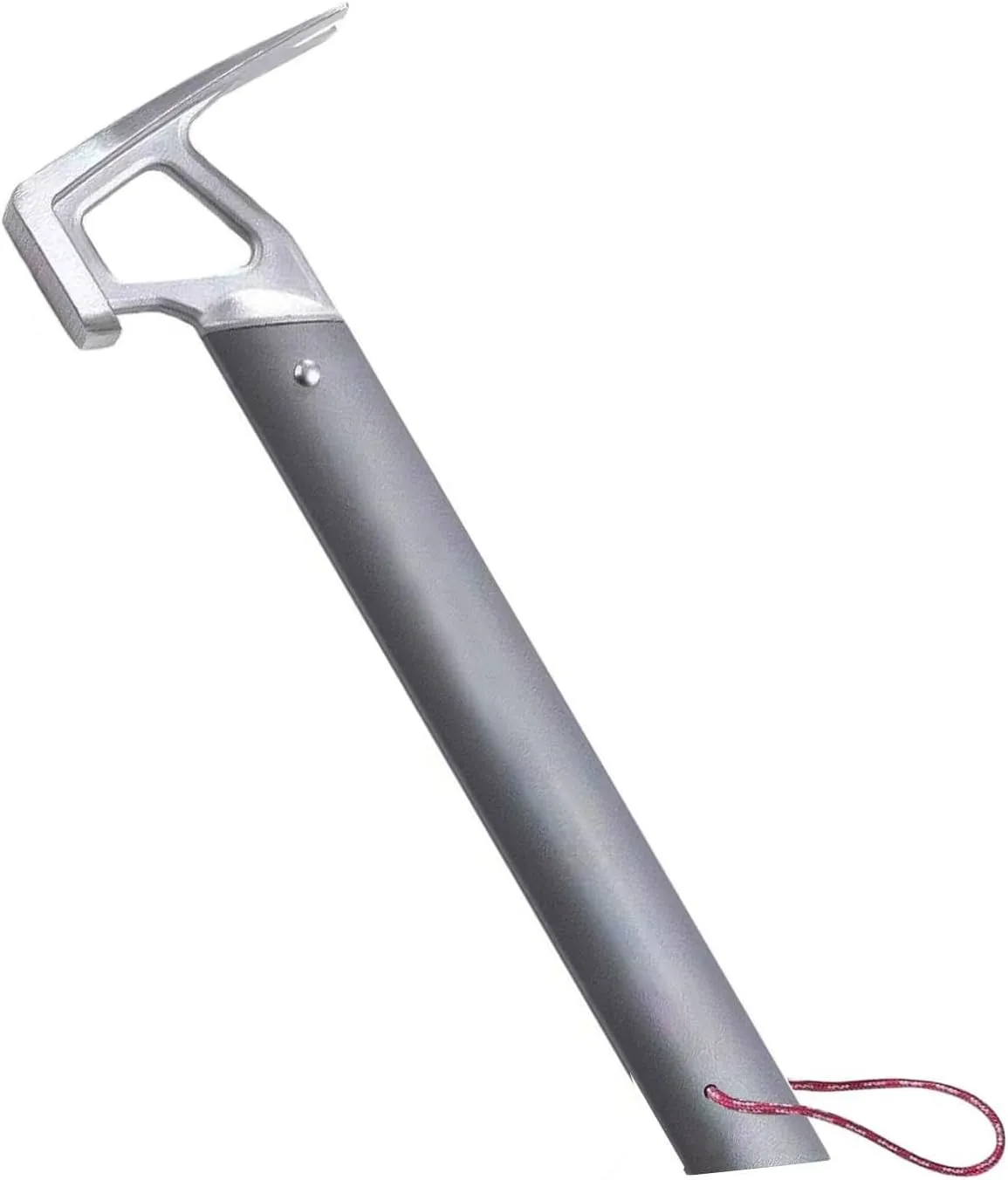 Tent Stake Hammer, Camping Hammer, Tent Stake Remover, Multifunctional Tent Hammer Tent Accessories for Hiking Backpacking Gardening, 30cm, Gray 1PCS