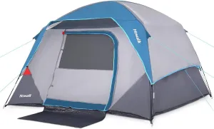 Tents for Camping 4 Person, Family Tents for Camping with 3 Minute Setup, Keeps Dry & Protects from The Elements