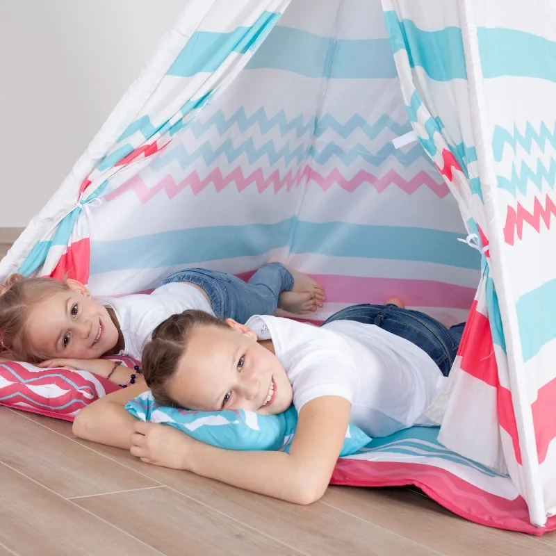 Tepee with matching blanket and 2 cushion set