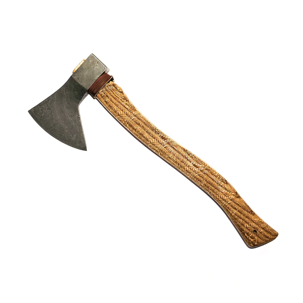 The Damascus Hatchet - Polynesian Tribal