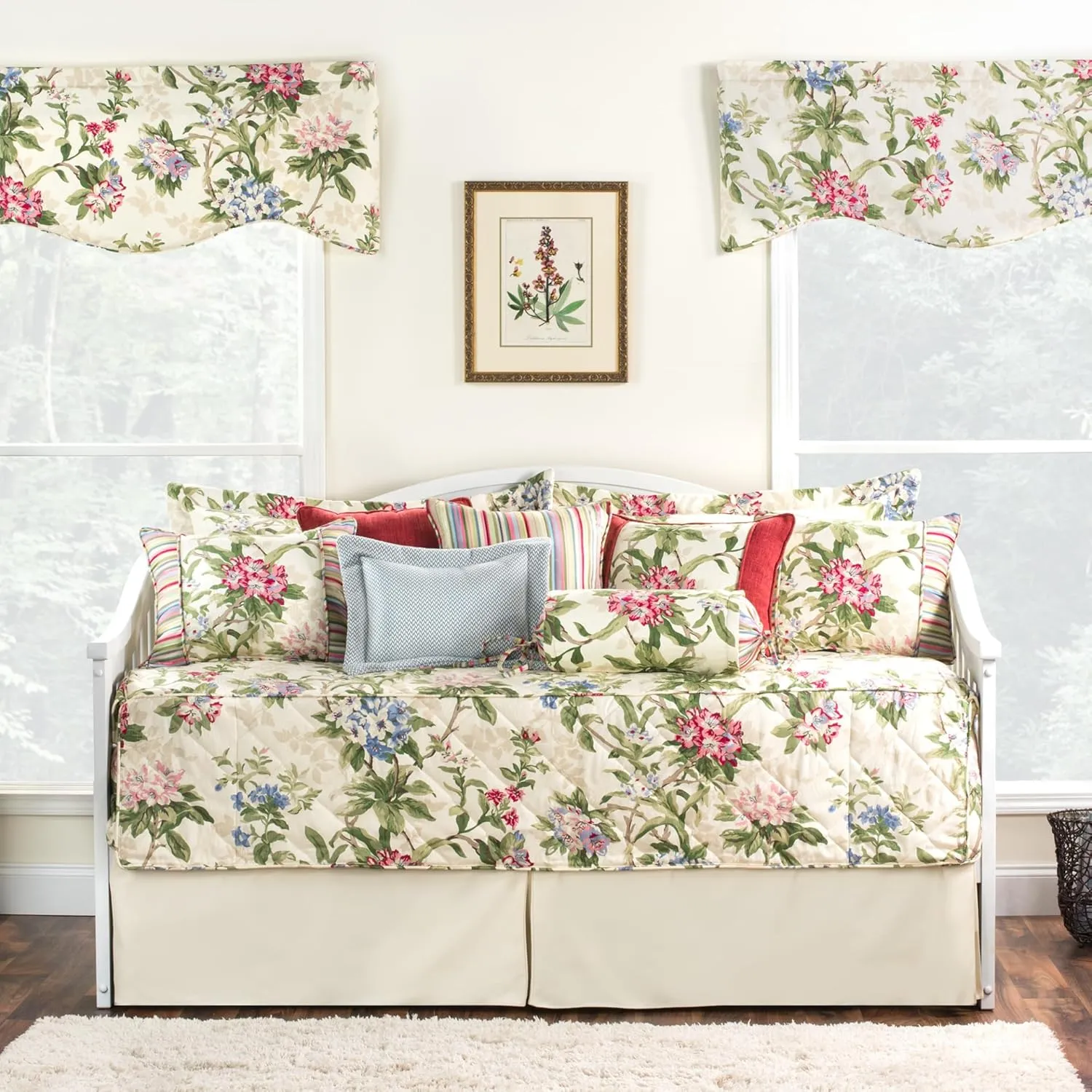 Thomasville At Home Hillhouse II - Fitted Daybed Spread, Single Cotton Bedspread (1), Bedroom