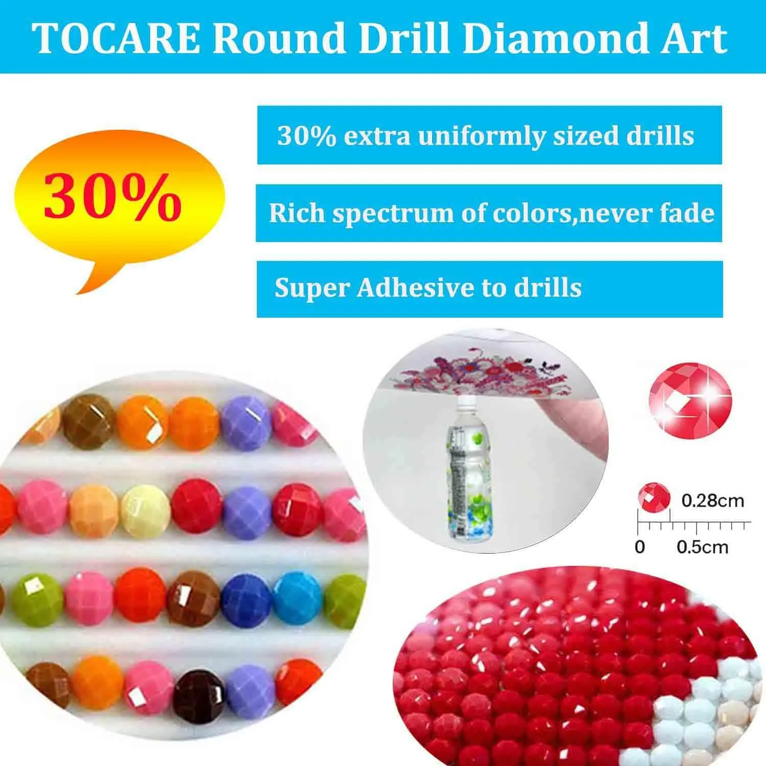 TOCARE 2 Pack Diamond Painting Kits for Adults,Large Diamond Painting Nature Landscape Scenes 15.7x31.5Inch, Large Diamond Art Kits for Adults Mountains Cabin
