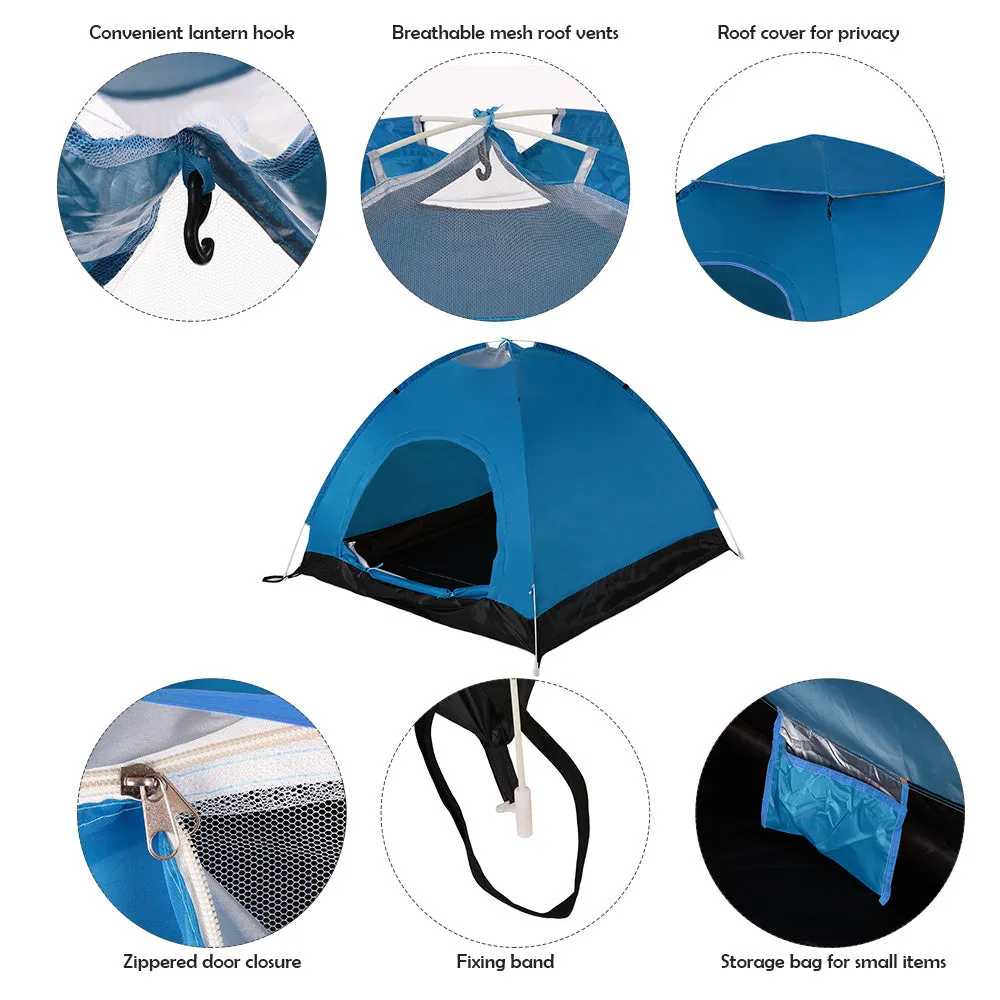 TOMSHOO Outdoor Portable Beach Tent 2-3 Person