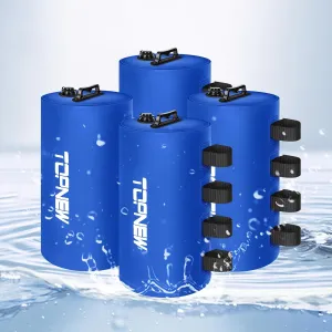 Topnew Canopy Water Weight Bag, 175 LBS Water Tent Weights Set of 4 Leg Weights for Pop Up Canopy, Canopies,Tent, Gazebo, Blue