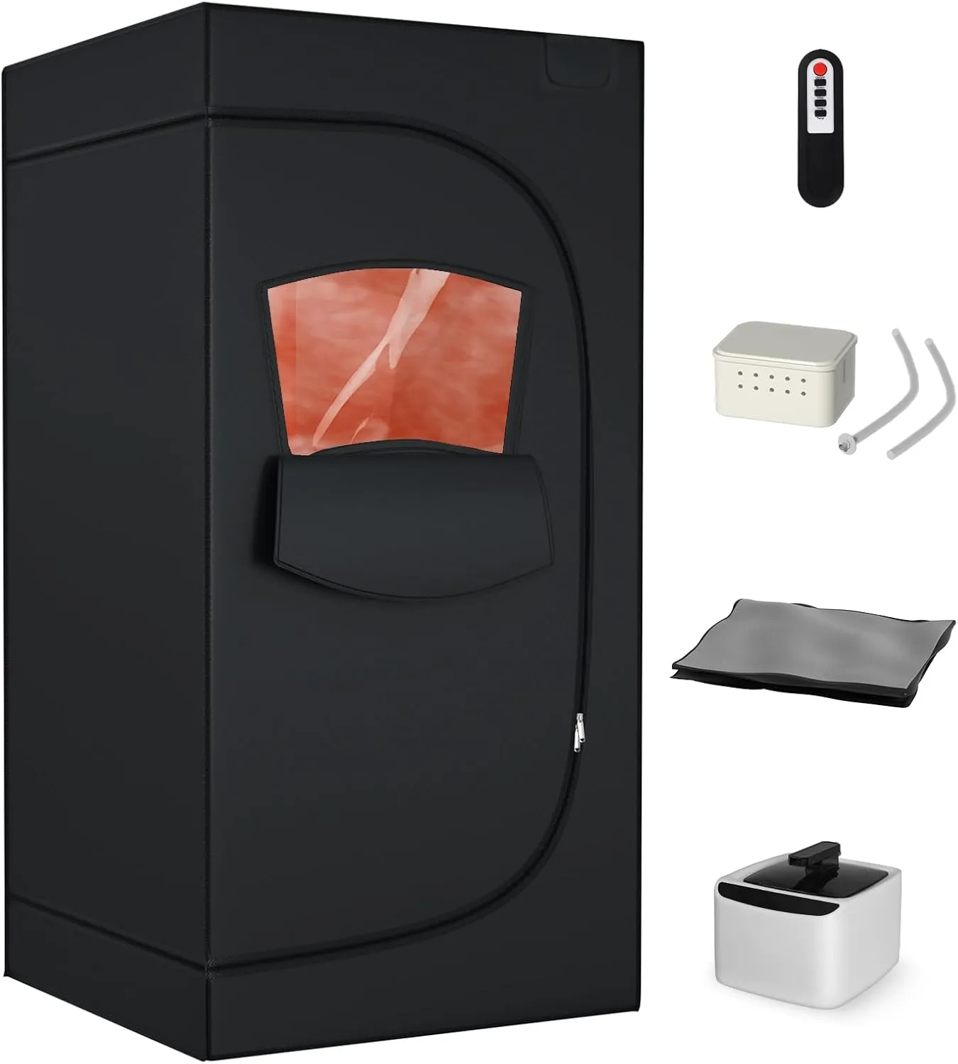 TOREAD 2024 Portable Steam Sauna for Home, Personal Full Body Sauna Tent with 2.6L 1000W Steamer, Foldable Home Spa Sauna for Relaxation, Gym, Yoga(Oxford Fabric, Easy Setup, Compact Design)