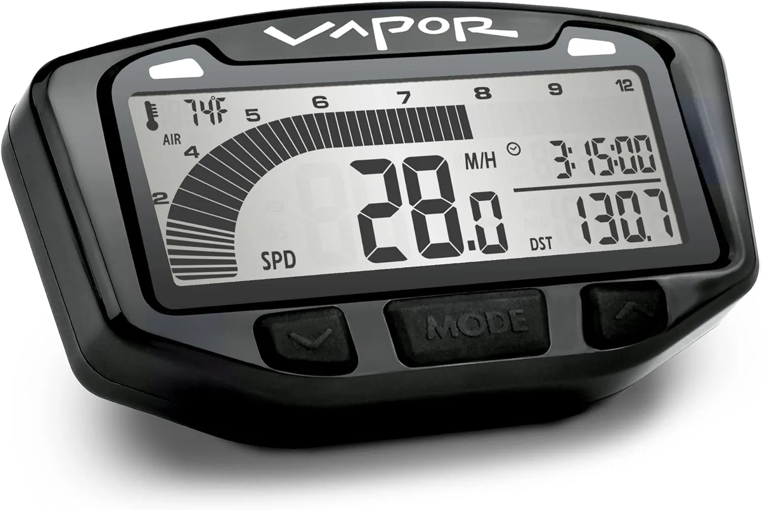 Trail Tech 752-112 Vapor Digital Speedometer Tachometer Gauge Kit, 2003-2017 Can-Am Honda Kawasaki