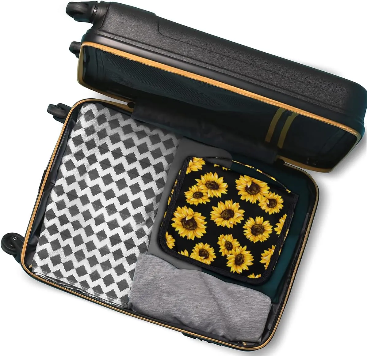 Travel Hanging Toiletry Bag for Women Men Cosmetic Bag Waterproof Makeup Organizer for Accessories, Shampoo, Full Sized Container, Toiletries for Bathroom Shower