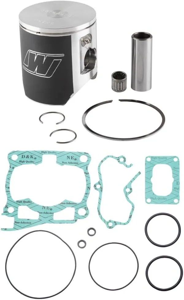 Tusk Complete Top End Rebuild Kit Pro-Lite Standard (54 mm) Wiseco Piston Compatible with Yamaha YZ125 1998-2001