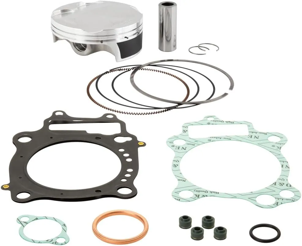 TUSK Complete Top End Rebuild Kit Standard (78 mm) Wiseco Piston for Honda CRF250R 2004-2007