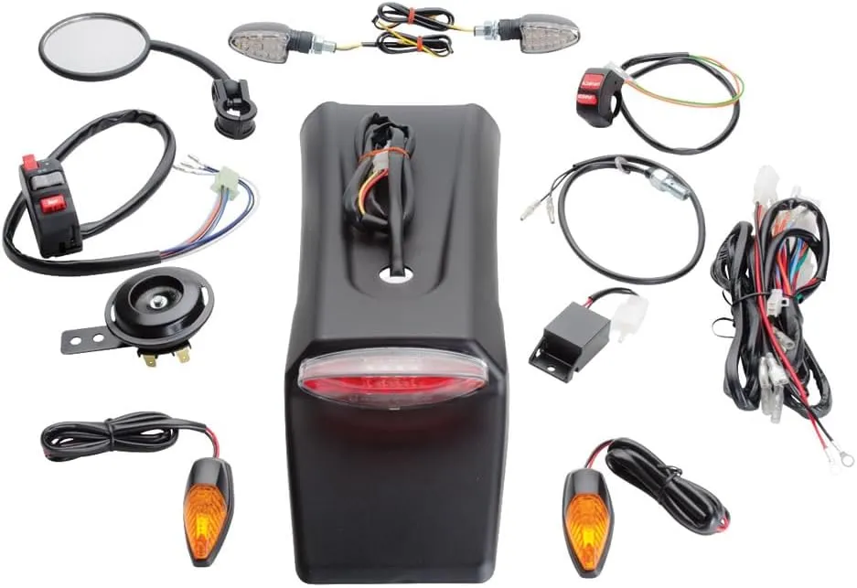 TUSK Motorcycle Enduro Lighting Kit with Taillight Compatible with KTM 450 EXC 4-Stroke 2003-2007/300 XC 2009-2019/300 XC-W 2008-2018