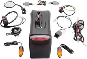 TUSK Motorcycle Enduro Lighting Kit with Taillight Compatible with KTM 450 EXC 4-Stroke 2003-2007/300 XC 2009-2019/300 XC-W 2008-2018
