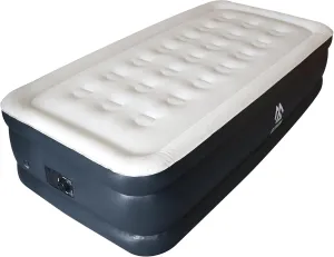 Twin Air Mattress with Built in Pump, 20" Blow Up Bed, Double-Height Non-Slip Bottom Mattress, Durable & Waterproof Air Bed for Guests Home Camping