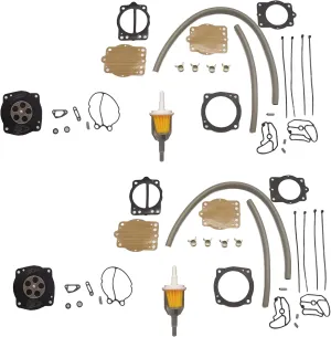 Twin Carburetor Rebuild Kit Replacement for Kawasaki CDk-2 750 900 1100 ZXI STX SXI TS X2 Xi SS Polaris Octane