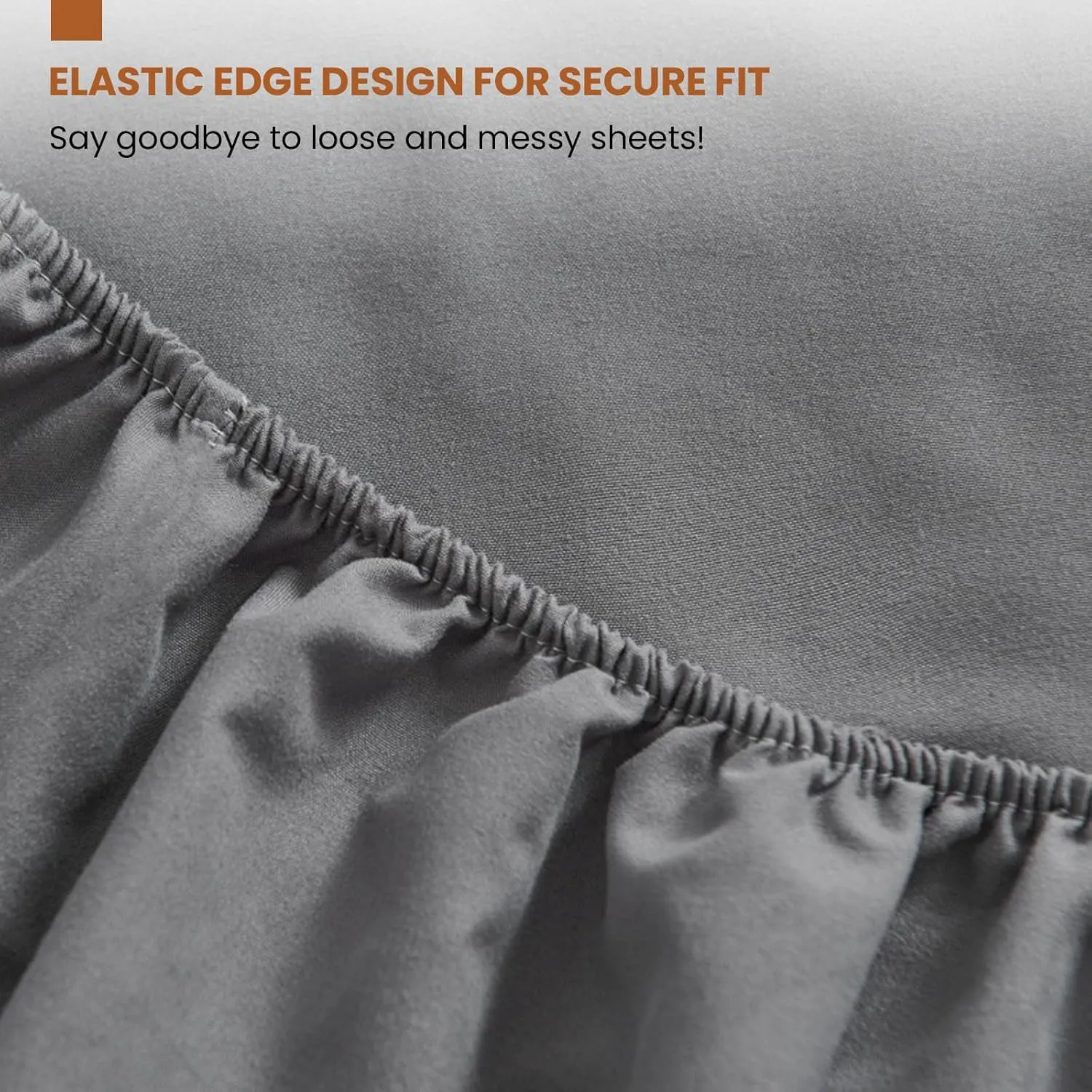 Twin Sheet for Air Mattress, 18'' Deep Soft Air Mattress Sheets- Inflatable Without Removal, Breathable Air Bed Mattress Cover Topper Protector, Fitted Sheet Full with Elastic Loop Hem, Gray