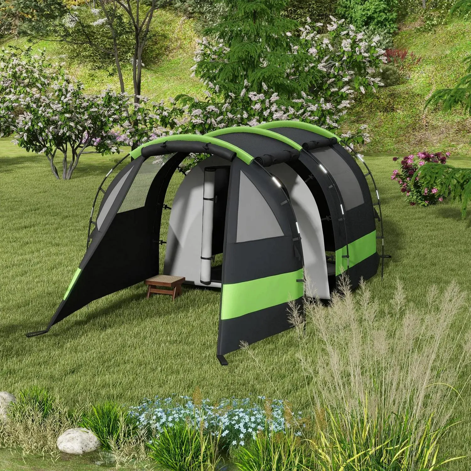 Two Accessories With Man, Product diversity Room Clearance sale Four Blackout Outsunny Tent,