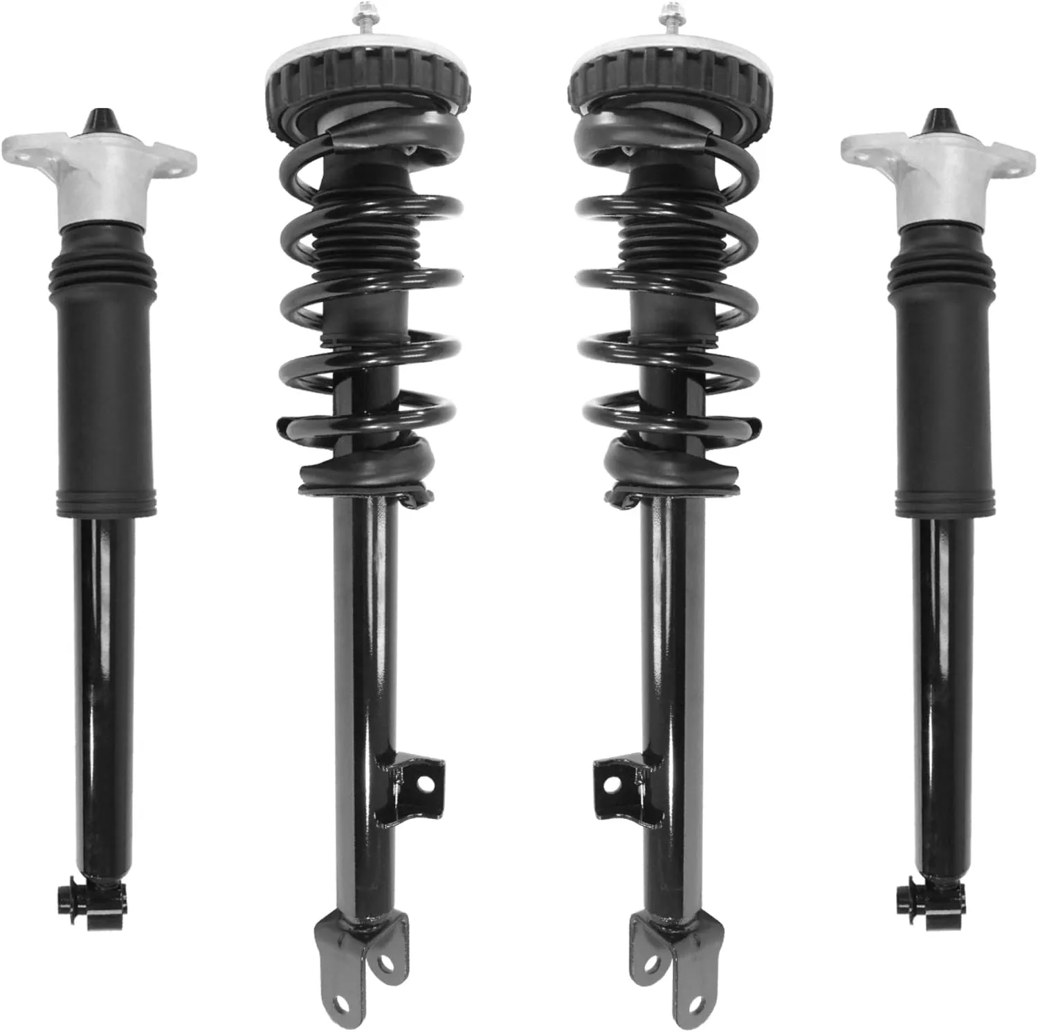 UNITY AUTOMOTIVE 4-11165-259940-001 Front and Rear Replacement Complete Strut Assembly Shock Kit Fits 2009-2014 Hyundai Genesis
