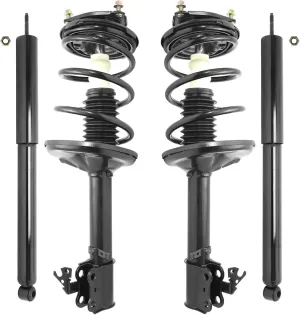 Unity Automotive 4-11247-259820-001 Front and Rear Replacement Complete Strut Assembly Shock Kit Fits 1996-2000 Toyota Rav4