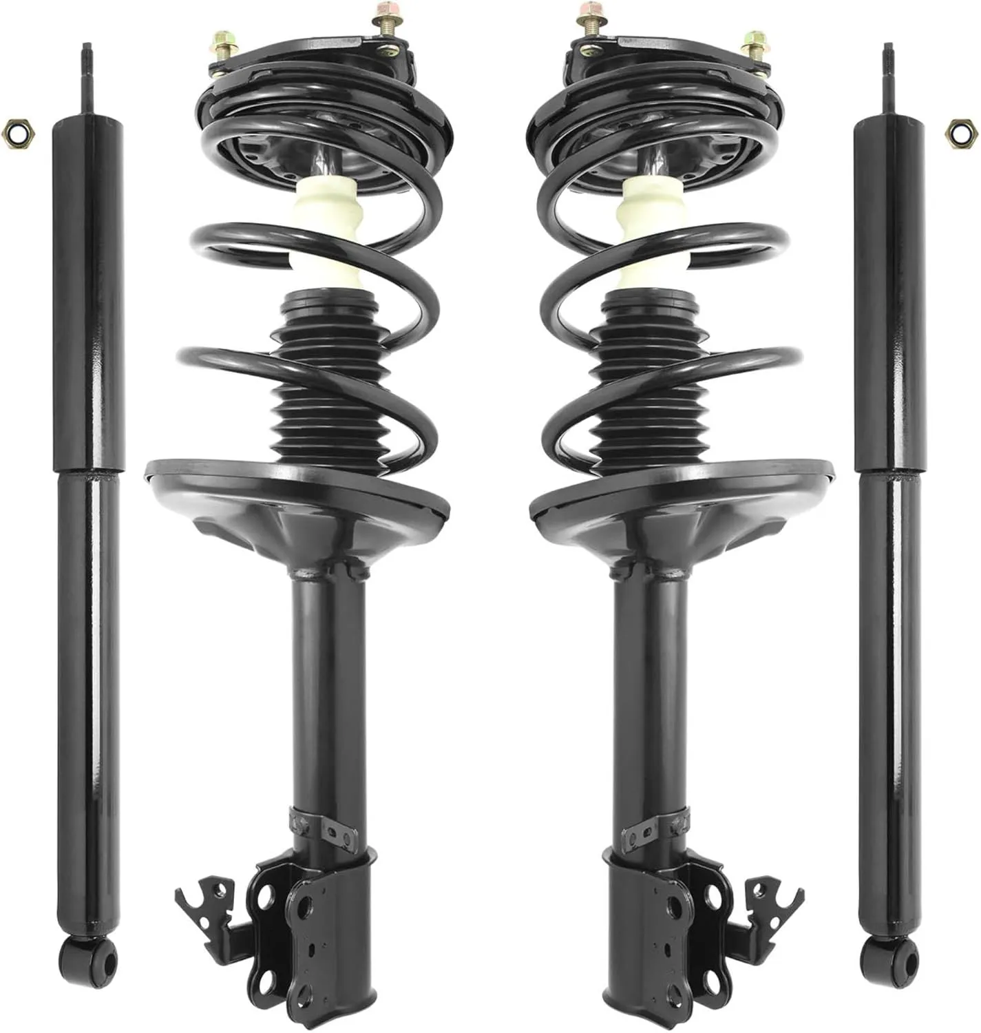Unity Automotive 4-11247-259820-001 Front and Rear Replacement Complete Strut Assembly Shock Kit Fits 1996-2000 Toyota Rav4