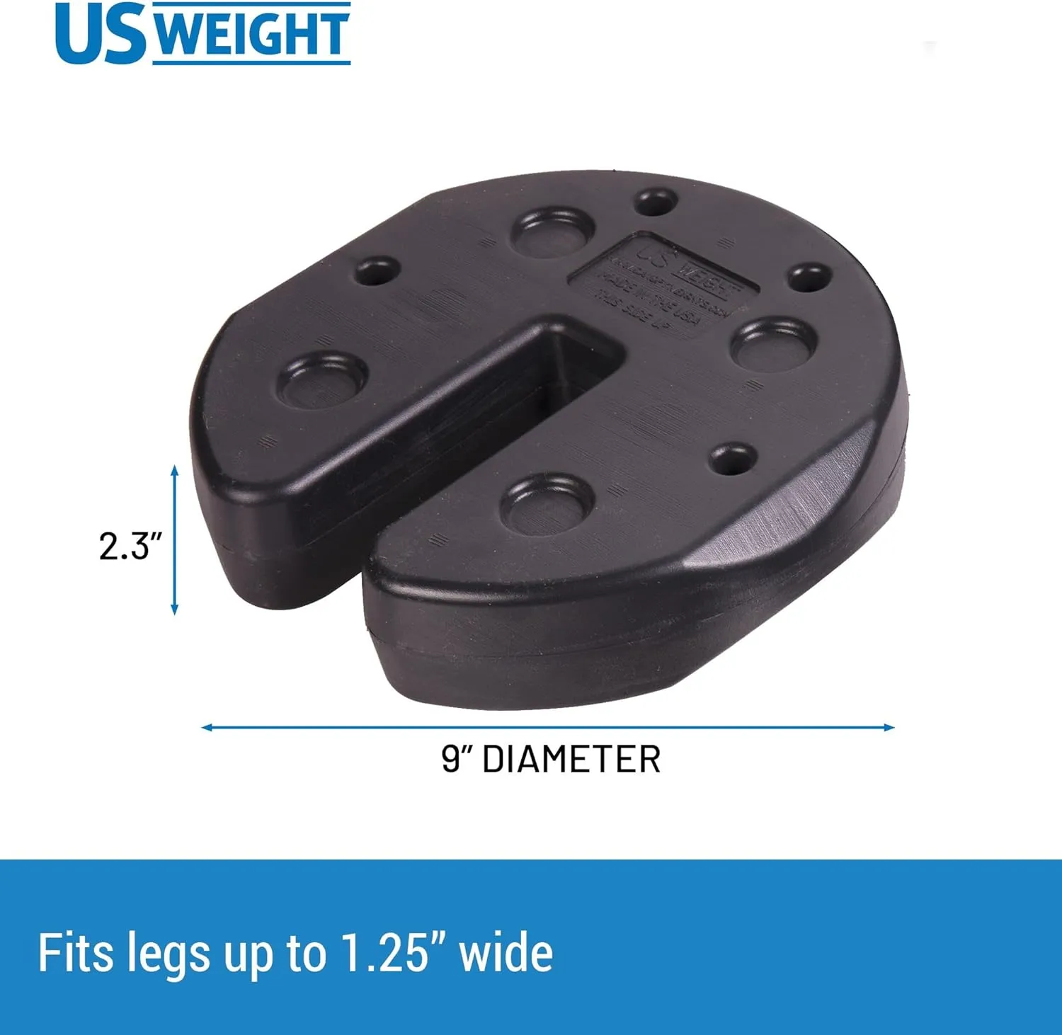 US Weight 30 Pound Canopy Weight Set of 4 with No-Pinch Design - Easy Installation and Removal to Secure Tents, Canopies, and Umbrellas at Outdoor Events