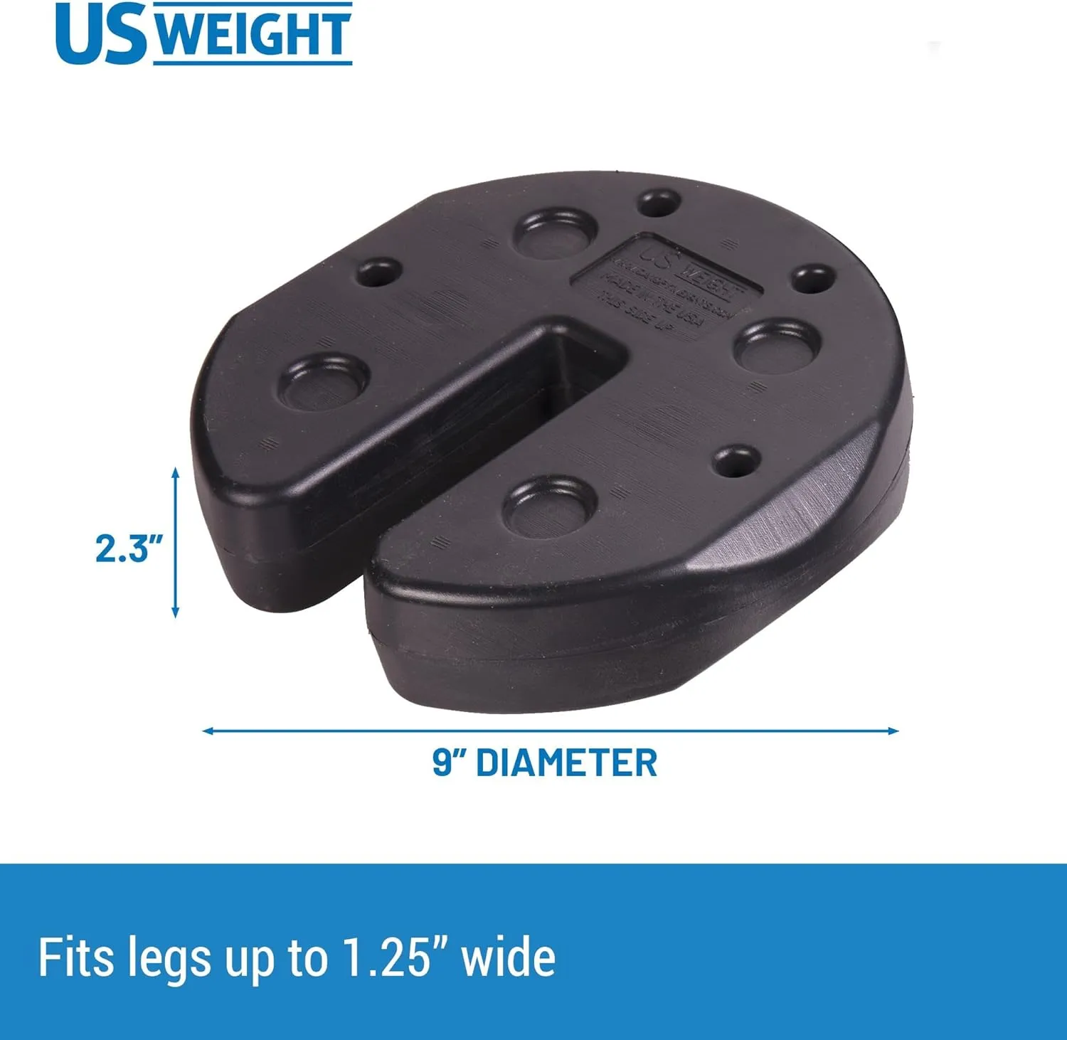 US Weight Fillable Canopy Weight Set of 4 with No-Pinch Design - Easy Installation and Removal to Secure Tents, Canopies, and Umbrellas at Outdoor Events