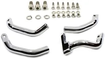 V-Twin Manufacturing Chrome 2" Extended Length Floorboard Mounting Kit 27-0811