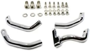 V-Twin Manufacturing Chrome 2" Extended Length Floorboard Mounting Kit 27-0811