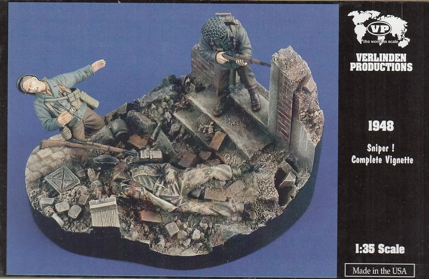 Verlinden VER1948 1:35 Sniper! (Complete Vignette) [Model Building KIT]