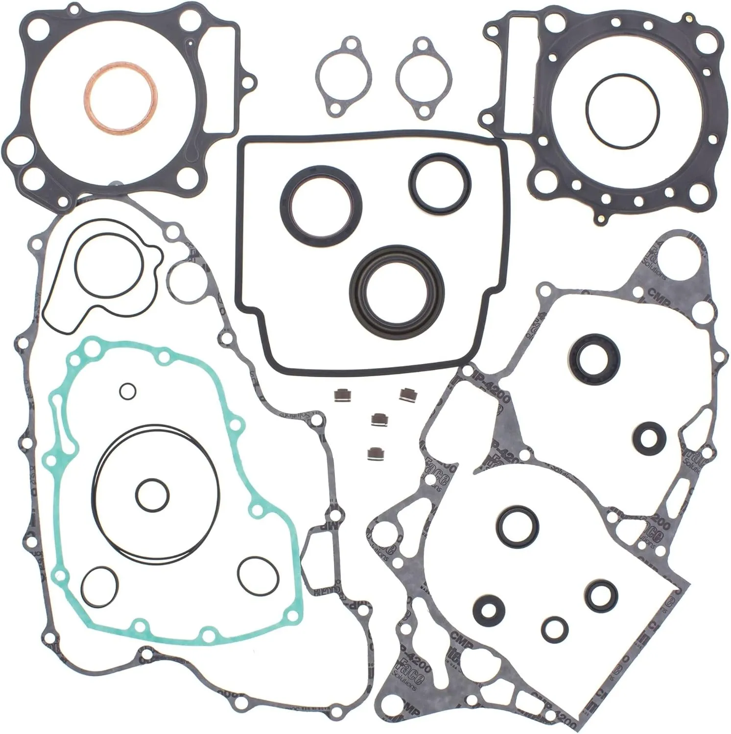 Vertex-Winderosa DB Electrical 811904 Complete Gasket Kit with Oil Seals For Kawasaki