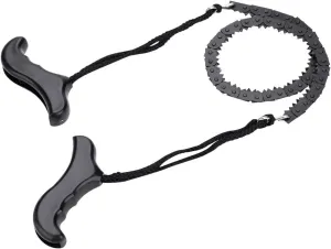 VGEBY Outdoor Hand-held Wire Saw Portable Lightweight Metal Manual Chain Saw Outdoor Emergency Survival Accessory