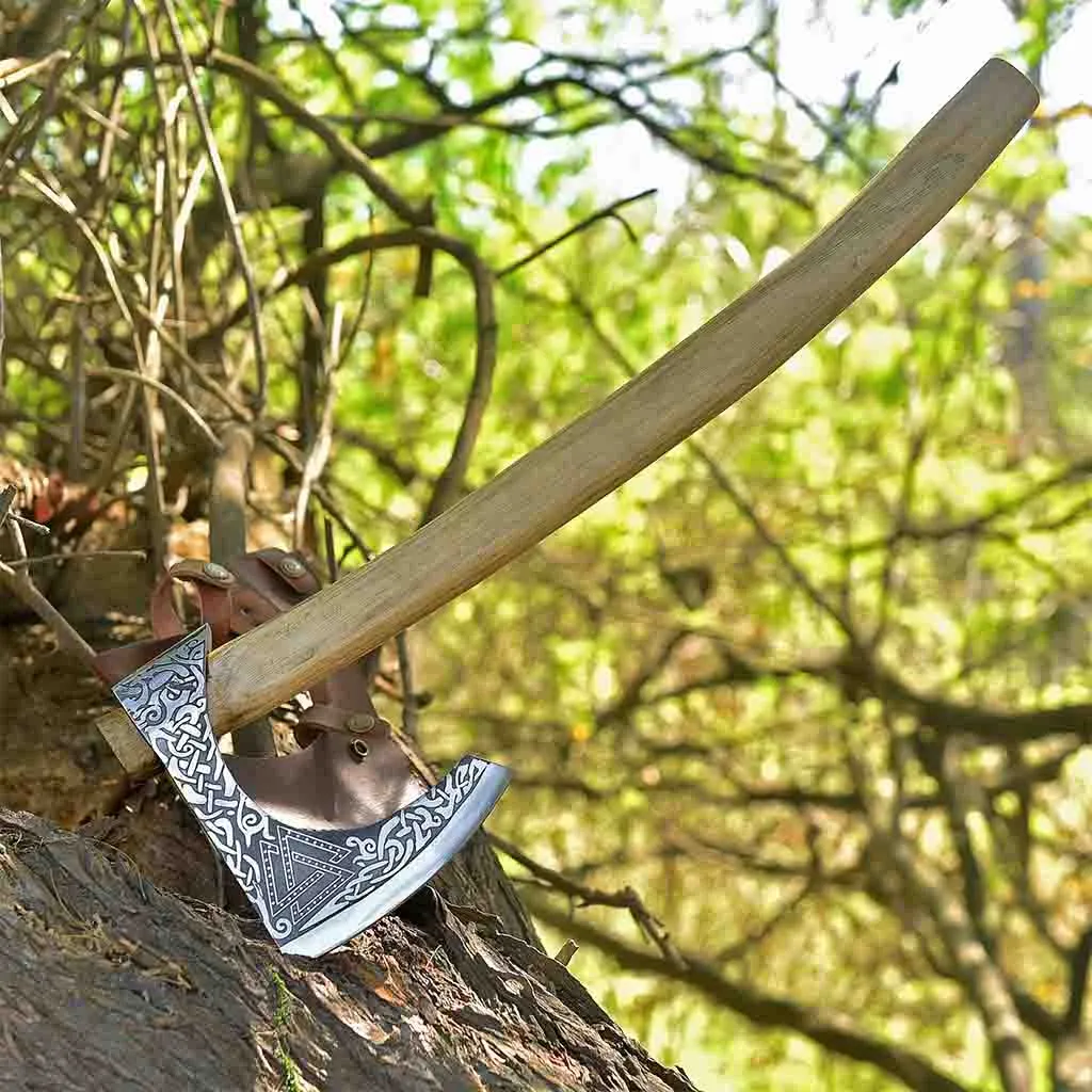 Viking Axe with Walnut Handle Ivar AXE101GLD
