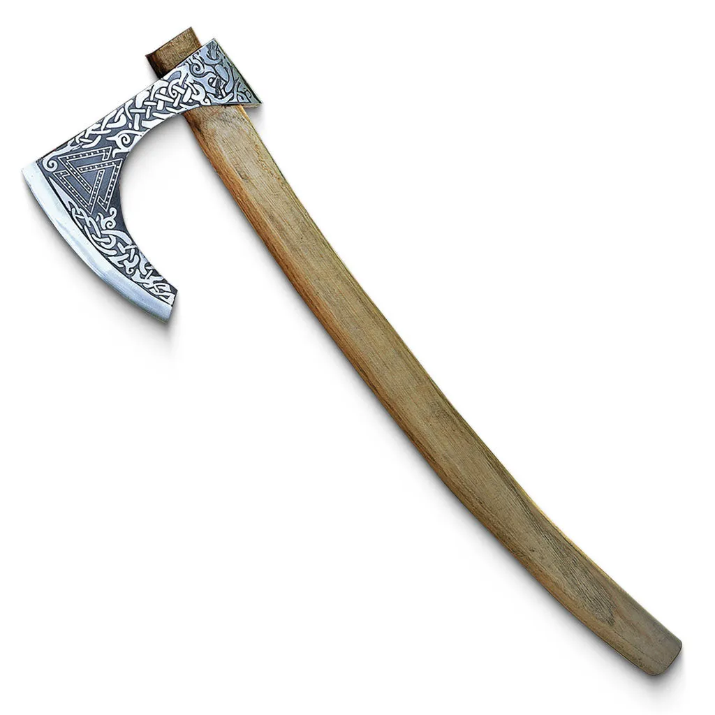 Viking Axe with Walnut Handle Ivar AXE101GLD