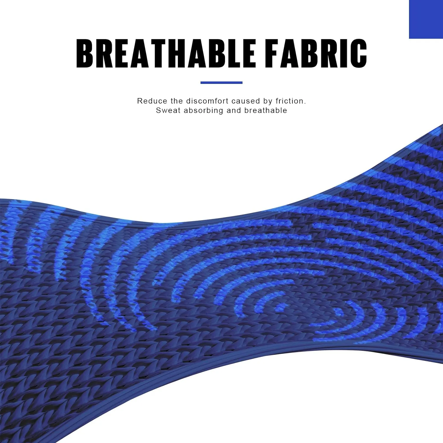 WALKHERO Medium Arch Support Insoles - Cushioning Orthotic Insoles, Plantar Fasciitis Inserts for Men & Women to Relieve Foot Pain and Provide Shock Absorption (Blue) Mens 8-8 1/2
