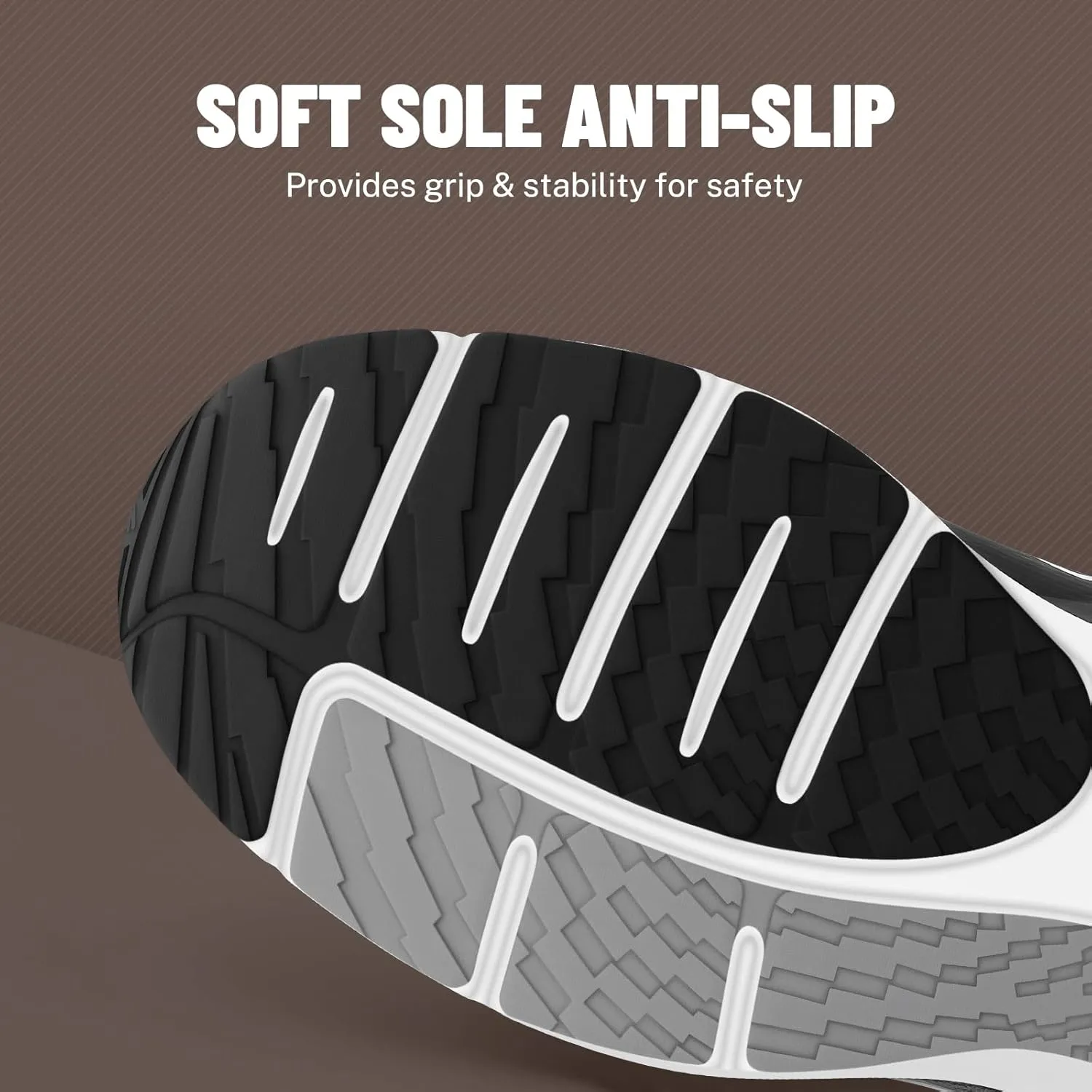 Walking Shoes Women for Plantar Fasciitis, Womens Orthopedic Shoes with Arch Support, Non-Slip Sneakers for Women