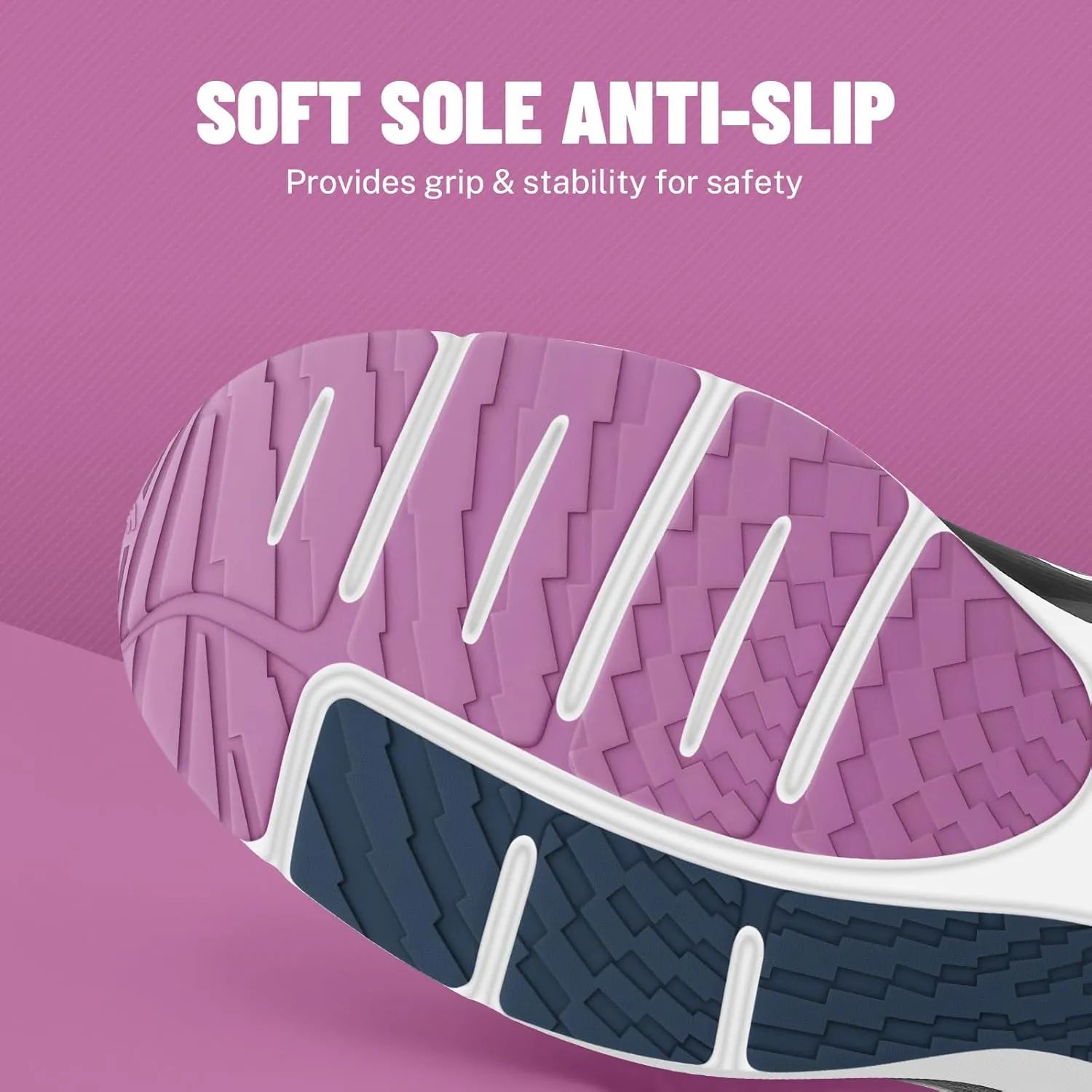 Walking Shoes Women for Plantar Fasciitis, Womens Orthopedic Shoes with Arch Support, Non-Slip Sneakers for Women