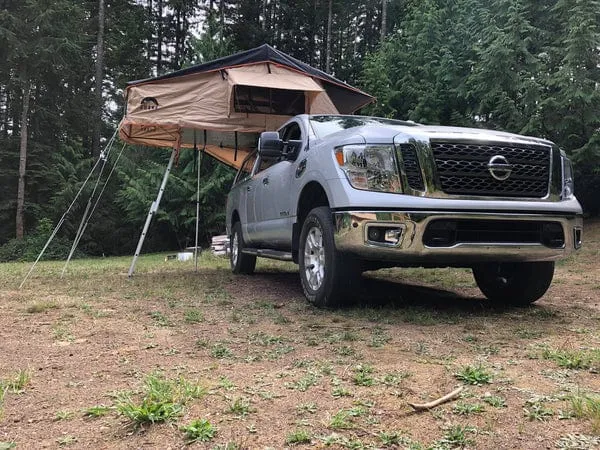 Wanaka 64" 3-4 Person Rooftop Tent w/ XL Annex