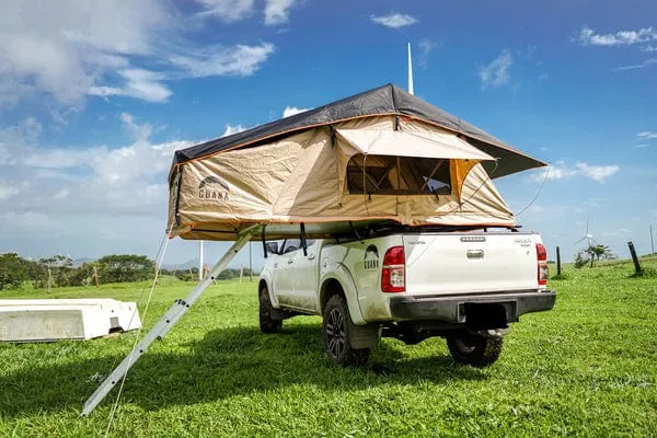 Wanaka 64" 3-4 Person Rooftop Tent w/ XL Annex