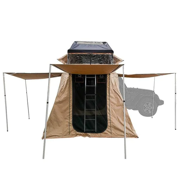 Wanaka 64" 3-4 Person Rooftop Tent w/ XL Annex