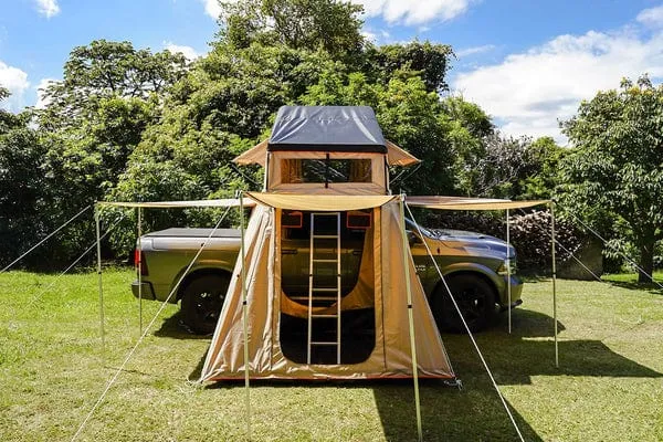 Wanaka 64" 3-4 Person Rooftop Tent w/ XL Annex