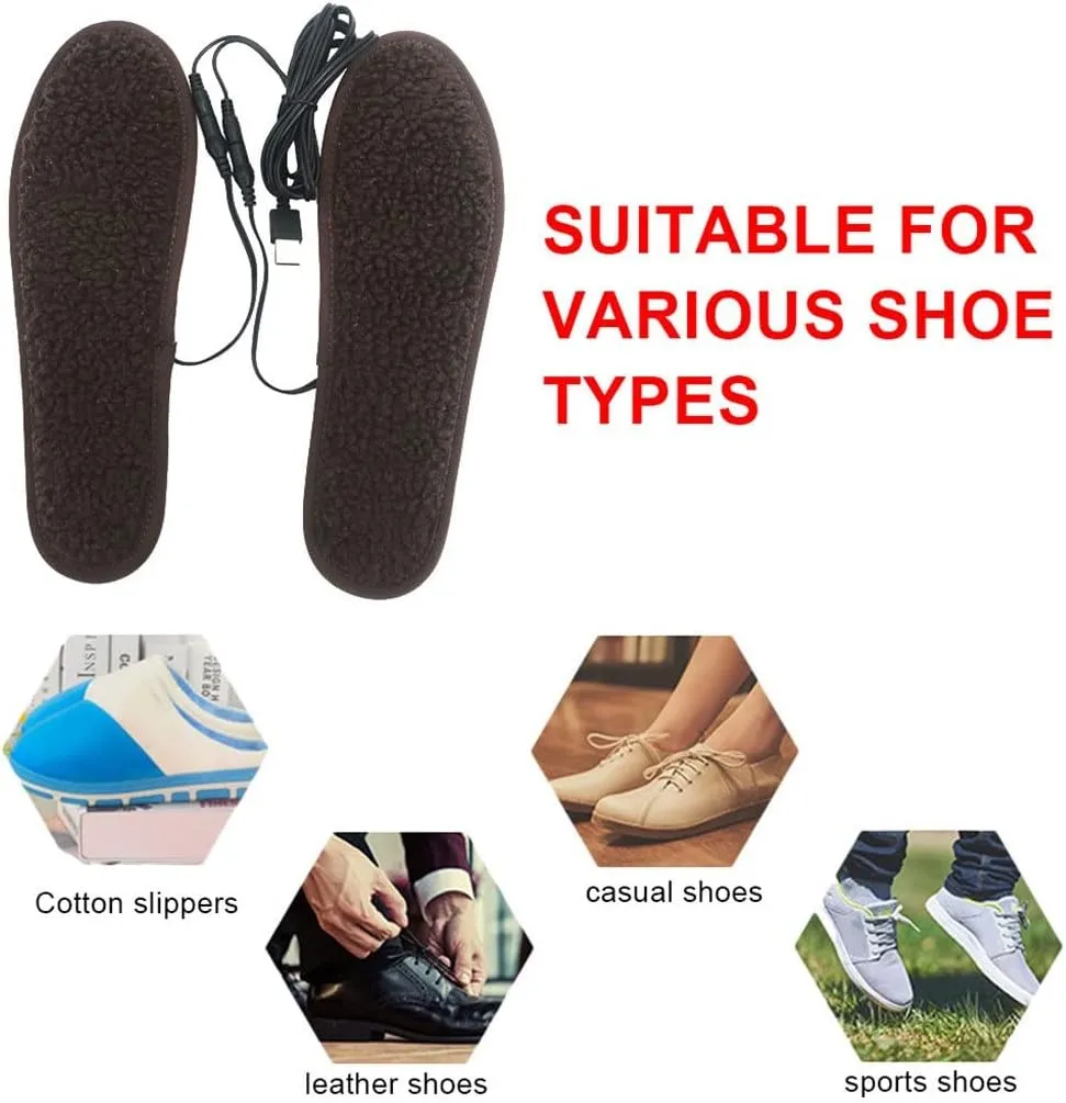 Water Proof Heating Insole Winter Electric Foot Warmer Heating Insole Electric Heating(43-44yard)