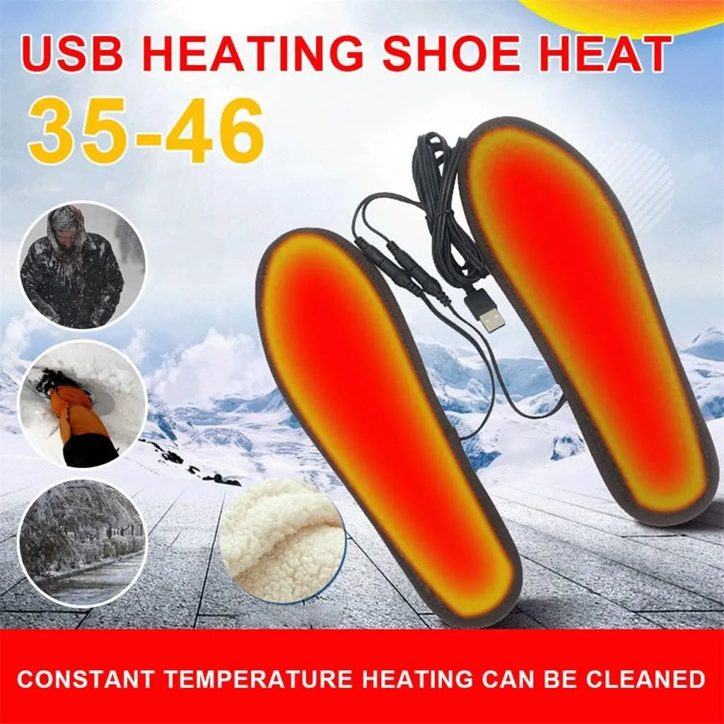 Water Proof Heating Insole Winter Electric Foot Warmer Heating Insole Electric Heating(43-44yard)