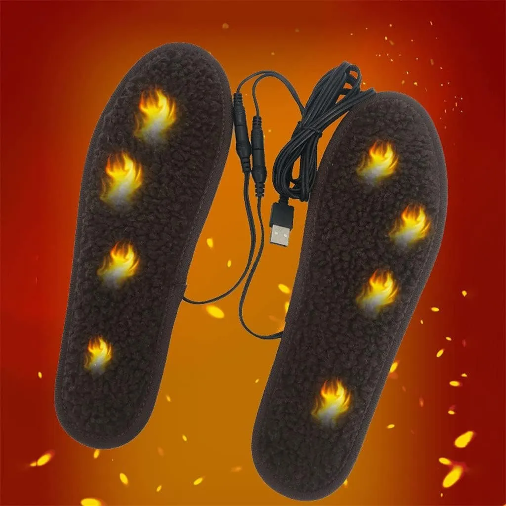 Water Proof Heating Insole Winter Electric Foot Warmer Heating Insole Electric Heating(43-44yard)