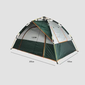 Waterproof Instant Pop Up Tent for 2-3 People, Quick Setup Outdoor Camping Tent for Hiking, Beach, and Backpacking – Green