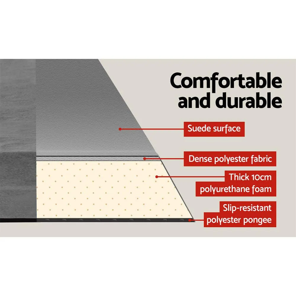 Weisshorn Double Size Self Inflating Mattress - Grey