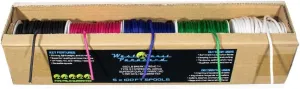 West Coast Paracord 550lb Paracord Variety Supplies – Type III Paracord Box Set – 100 Foot Spools of 5 Colors