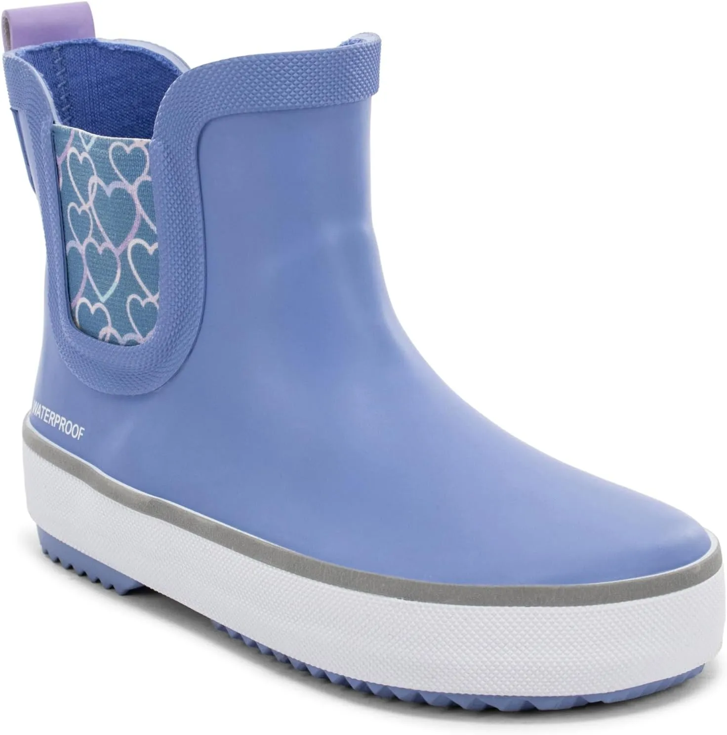 Western Chief Kids Element Chelsea Kid Friendly, Lightweight, Waterproof Rain Boot with Cozy Lining - Perfect Outdoor Boots for Boys and Girls