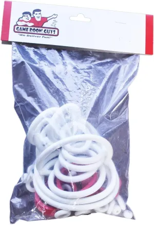 White Rubber Ring Kit Compatible with Stern Iron Maiden Pinball Machine (1982)
